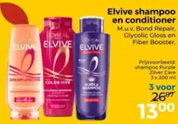 Trekpleister Elvive shampoo en conditioner aanbieding