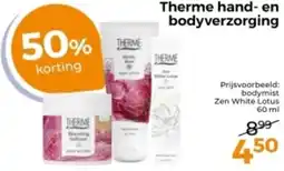 Trekpleister Therme hand en bodyverzorging aanbieding