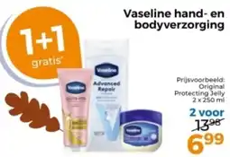 Trekpleister Vaseline hand en bodyverzorging aanbieding