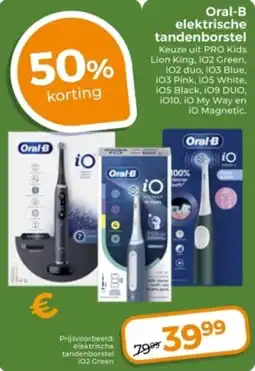 Trekpleister Oral-B elektrische tandenborstel aanbieding