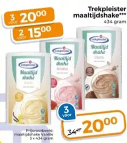 Trekpleister Trekpleister maaltijdshake aanbieding
