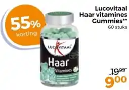 Trekpleister Lucovitaal Haar vitamines Gummies aanbieding