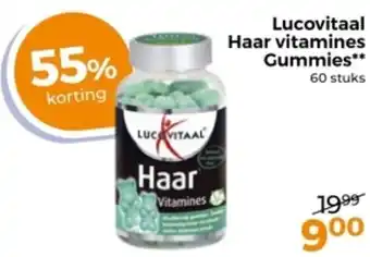 Trekpleister Lucovitaal Haar vitamines Gummies aanbieding