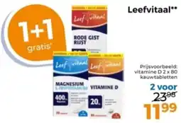 Trekpleister Leefvitaal aanbieding