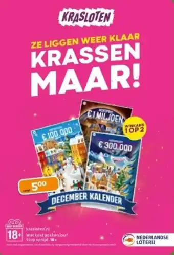 Trekpleister Krasloten aanbieding
