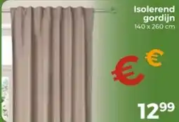 Trekpleister Isolerend gordijn aanbieding
