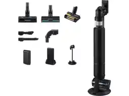 MediaMarkt Samsung Bespoke Ai Jet Ultra Steelstofzuiger Vs90f40dek Incl. Kruimelzuiger Zwart aanbieding