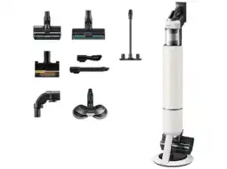 MediaMarkt Samsung Bespoke Jet Ai Lite Pro Extra Steelstofzuiger Vs80f28dgs Incl. Kruimelzuiger Santorini Beige aanbieding