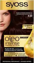 Bol.com SYOSS Oleo Intense 3-22 Warm Donker Bordeaux - 3 Stuks - Voordeelverpakking aanbieding