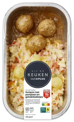 PLUS Uit de keuken van Hutspot Pompoen en gehaktballetjes aanbieding