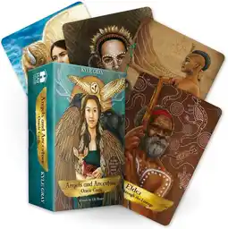 Amazon Angels and Ancestors Oracle Cards: A 55-Card Deck and Guidebook aanbieding