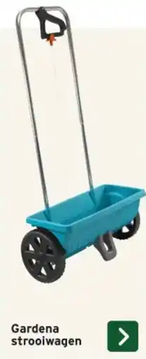 GAMMA Gardena strooiwagen aanbieding