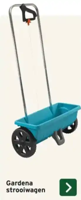 GAMMA Gardena strooiwagen aanbieding
