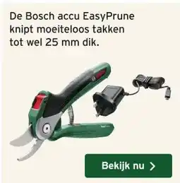 GAMMA De Bosch accu EasyPrune knipt moeiteloos takken aanbieding