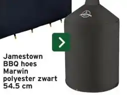 GAMMA Jamestown BBQ hoes Marwin polyester zwart aanbieding