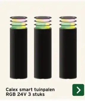 GAMMA Calex smart tuinpalen RGB 24V aanbieding