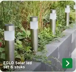 GAMMA EGLO Solar led aanbieding
