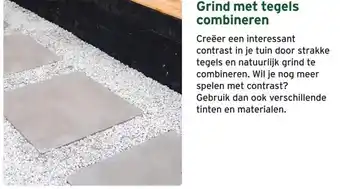 GAMMA Grind met tegels combineren aanbieding