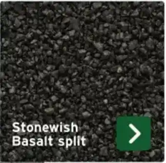 GAMMA Stonewish Basalt split aanbieding