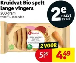 Kruidvat Kruidvat Bio spelt lange vingers aanbieding