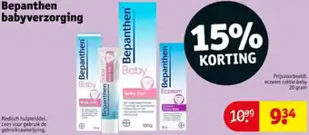 Kruidvat Bepanthen babyverzorging aanbieding