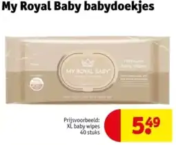 Kruidvat My Royal Baby babydoekjes aanbieding