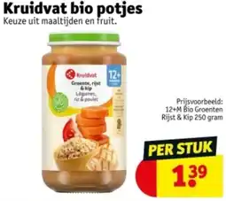 Kruidvat Kruidvat bio potjes aanbieding