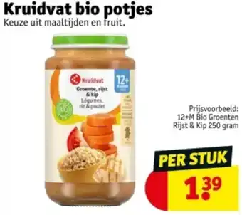 Kruidvat Kruidvat bio potjes aanbieding
