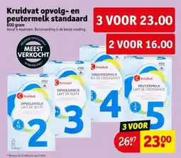 Kruidvat Kruidvat opvolg en peutermelk standaard aanbieding