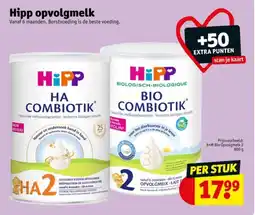 Kruidvat Hipp opvolgmelk aanbieding