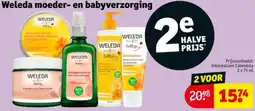 Kruidvat Weleda moeder en babyverzorging aanbieding