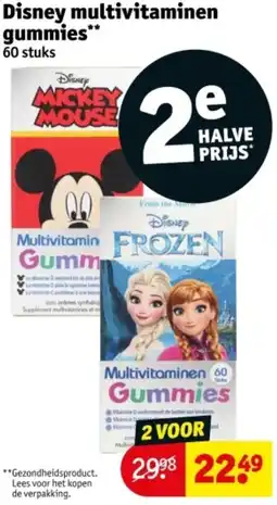 Kruidvat Disney multivitaminen gummies aanbieding