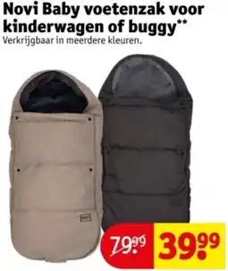 Kruidvat Novi Baby voetenzak voor kinderwagen of buggy aanbieding
