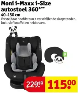 Kruidvat Moni i-Maxx i-Size autostoel 360° aanbieding