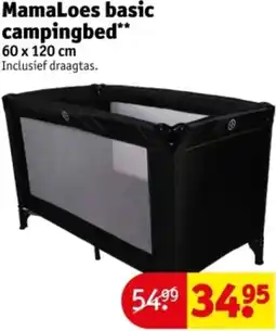 Kruidvat MamaLoes basic campingbed aanbieding