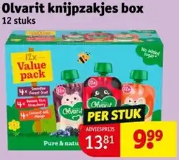 Kruidvat Olvarit knijpzakjes box aanbieding
