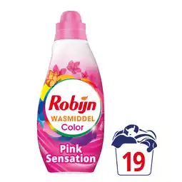 PLUS Robijn Klein & krachtig color pink sens. 19sc aanbieding