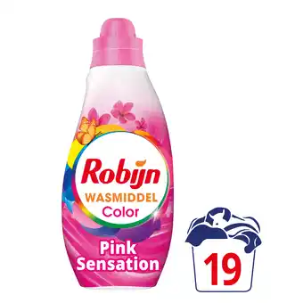 PLUS Robijn Klein & krachtig color pink sens. 19sc aanbieding