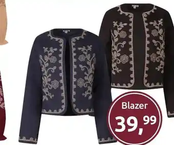 Tuunte Blazer gilets indigo aanbieding