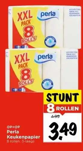 Vomar Voordeelmarkt Perla Keukenpapier aanbieding