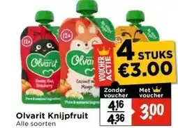 Vomar Voordeelmarkt Olvarit Knijpfruit aanbieding