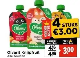 Vomar Voordeelmarkt Olvarit Knijpfruit aanbieding