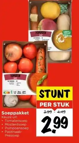 Vomar Voordeelmarkt Soeppakket aanbieding