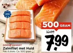 Vomar Voordeelmarkt Zalmfilet met Huid aanbieding