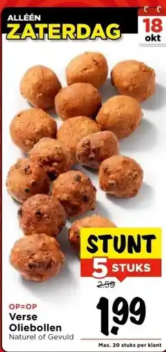 Vomar Voordeelmarkt Verse Oliebollen aanbieding