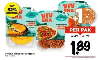 Vomar Voordeelmarkt Vivera Vleesvervangers aanbieding