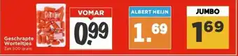 Vomar Voordeelmarkt Geschrapte Worteltjes aanbieding