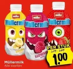 Vomar Voordeelmarkt Müllermilk aanbieding