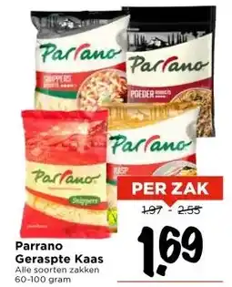 Vomar Voordeelmarkt Parrano Geraspte Kaas aanbieding