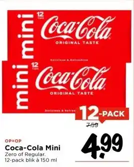 Vomar Voordeelmarkt Coca-Cola Mini aanbieding